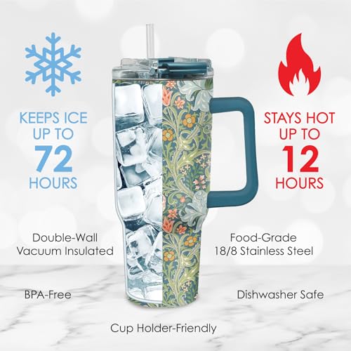 18 8 Stainless Steel Insulated Water Tumbler with Straw