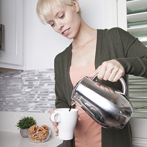 Non Toxic Insulated Stainless Steel French Press Coffee Maker 34oz