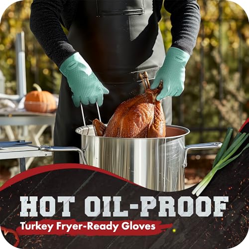 S Silicone Smoker BBQ Gloves (2 Count)