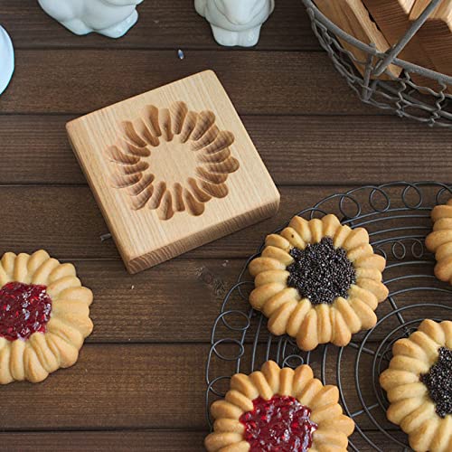 Wooden Cookie Biscuit Mold