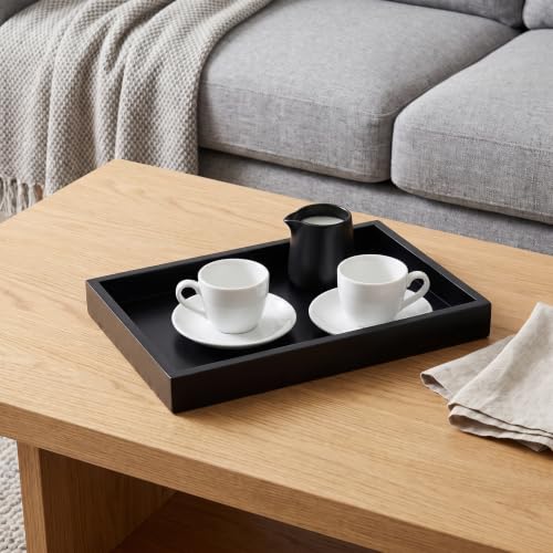 Natural Bamboo Serving Tray Platter 9.8 x 5.9 Rectangular