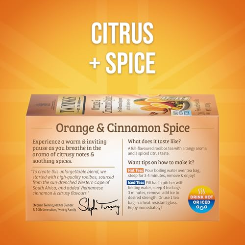 Orange & Cinnamon Spice Herbal Tea Bags (120 Count)