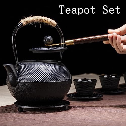 40.6 fl oz Cast Iron Teapot Set