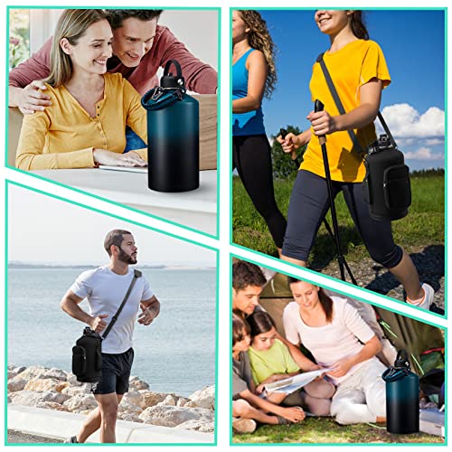 1 Gallon Water Bottle Stainless Steel (9 Count)