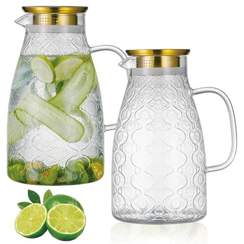 Glass Pitcher with Lid (68 Count)