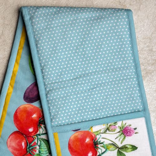 Double Oven Mitts 100% Cotton Double Oven Glove