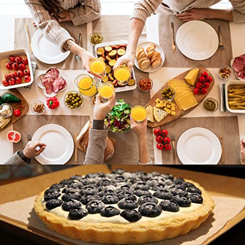 Tart Pan Set 11 & 9 Inch Tart Pans with 6Pcs 4 Inch Mini Pans. (8 Count)