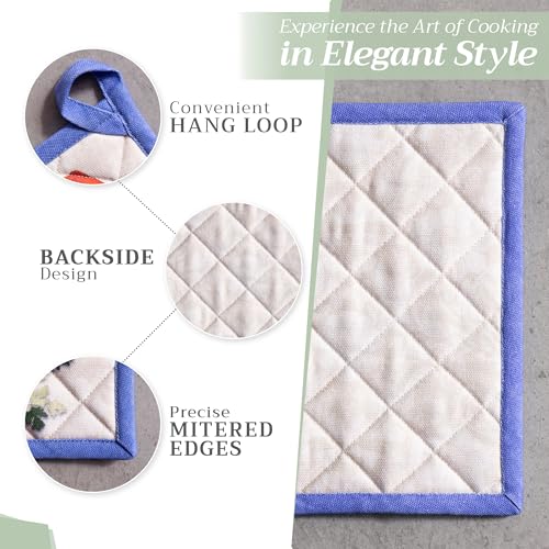 100% Cotton Oven Mitt & Pot Holder Set (2 Count)