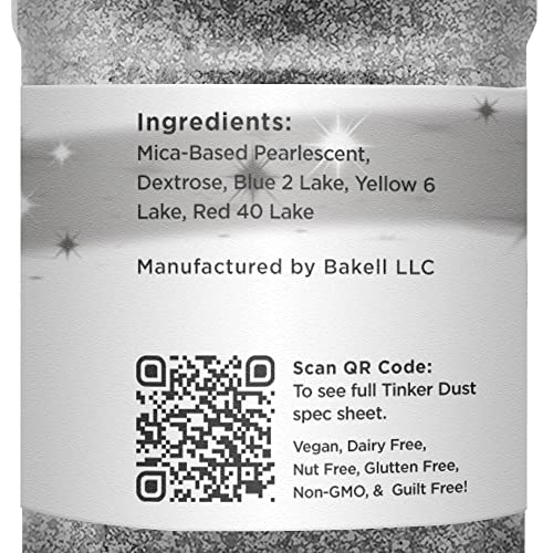 Black Shimmer Edible Glitter
