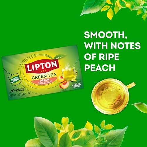 Peach Green Tea Bags (20 Count)