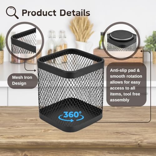 Rotating Coffee Pod Basket for Coffee Station Storage