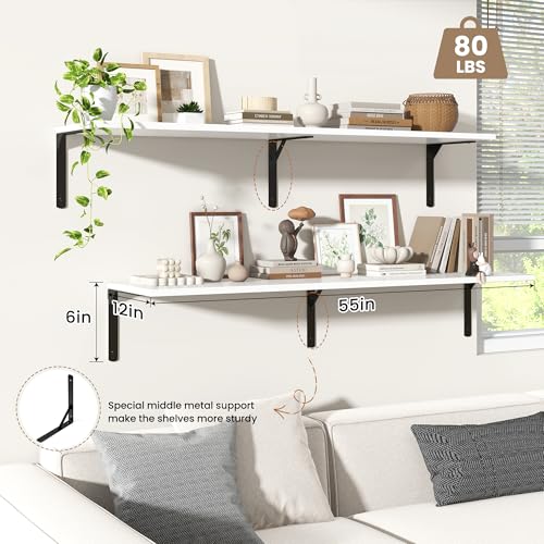 Floating Shelves for Wall (2 Count)