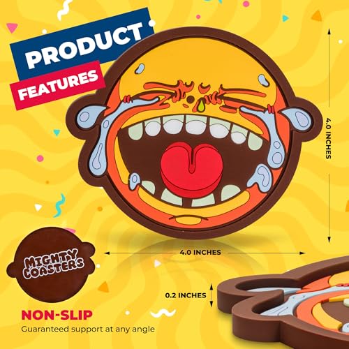 Set of 6 Funny Coasters for Adults (6 Count)