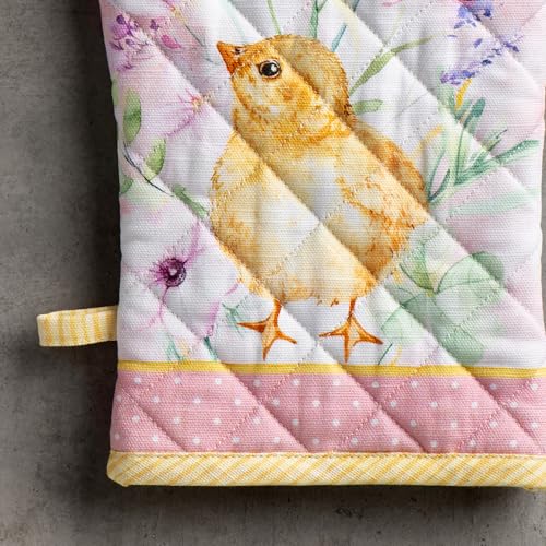 100% Cotton Oven Mitt & Pot Holder Set (2 Count)