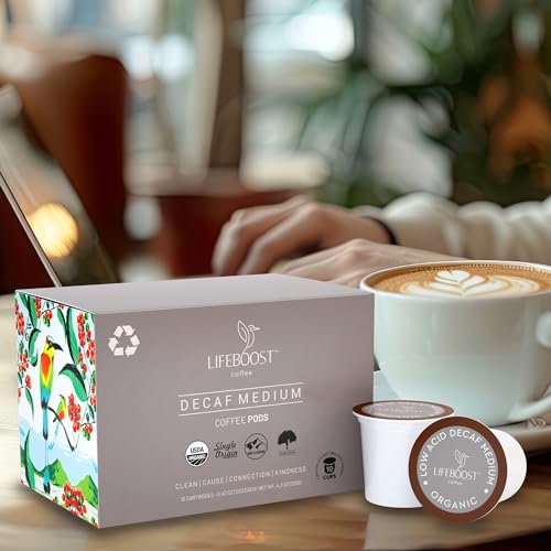 Organic Decaf Coffee K Cups (10 Count)