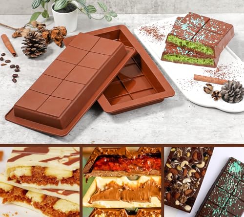 Deep Chocolate Bar Molds 2 Pack (2 Count)