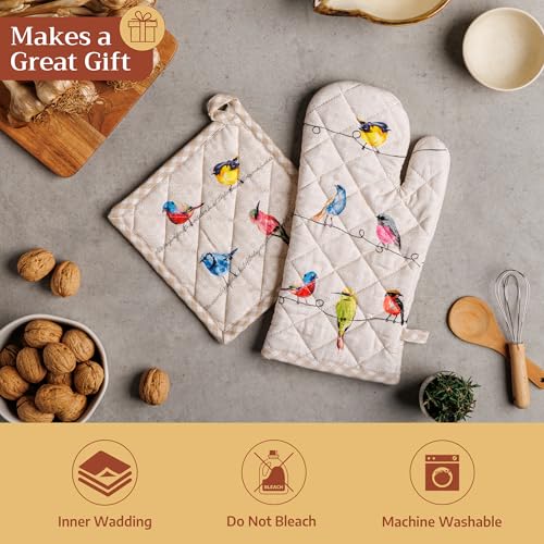 Maison d'Hermine Oven Gloves 100% Cotton Oven Mitt