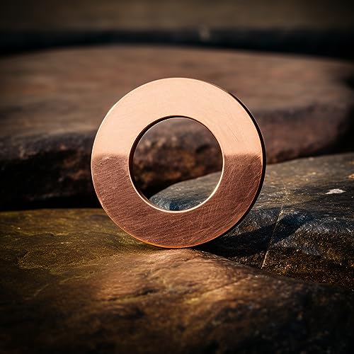 M8 Flat Washer Copper Sealing Ring (100 Count)