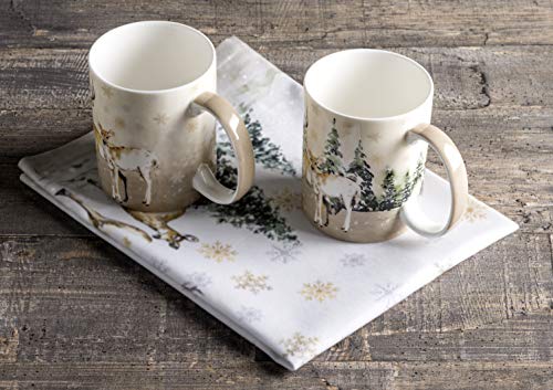 Coffee Mug with Handles Tea Cups (2 Count)