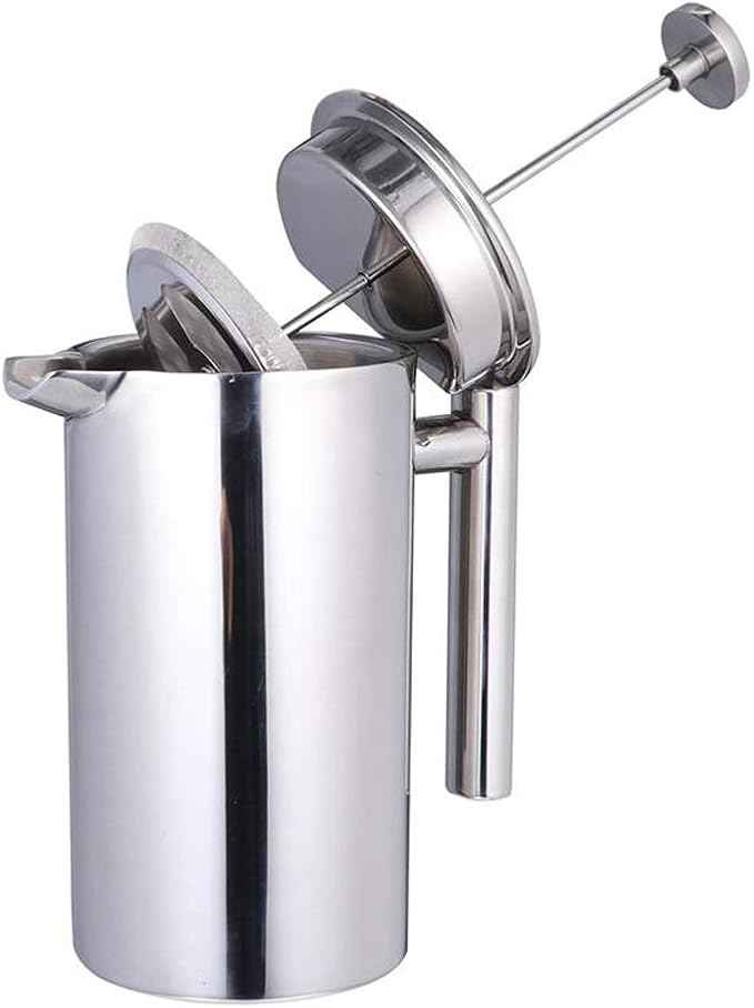 Stainless Steel French Press Coffee Maker 800ml Easy Clean Tea Pot with Filter - axGear
