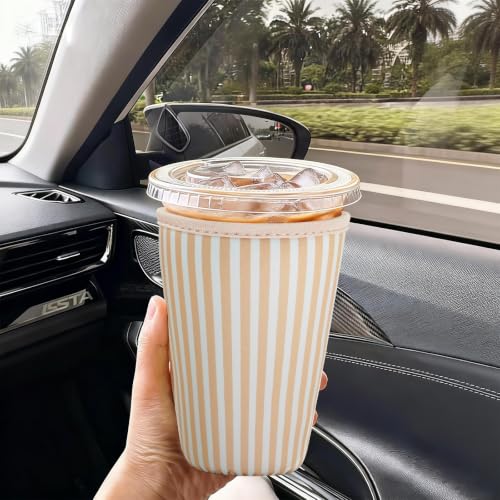 Reusable 3 Pack Iced Coffee Cup Sleeve