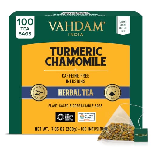 Turmeric Chamomile Tea Bags (100 Count)
