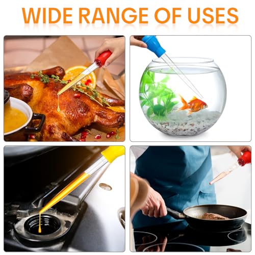 14 Pcs Large Turkey Baster Set for Cooking (14 Count)