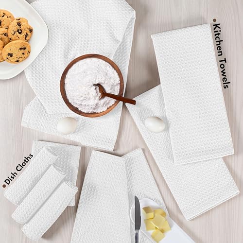 Dish Towels & Dishcloths 8 Piece Set (8 Count)