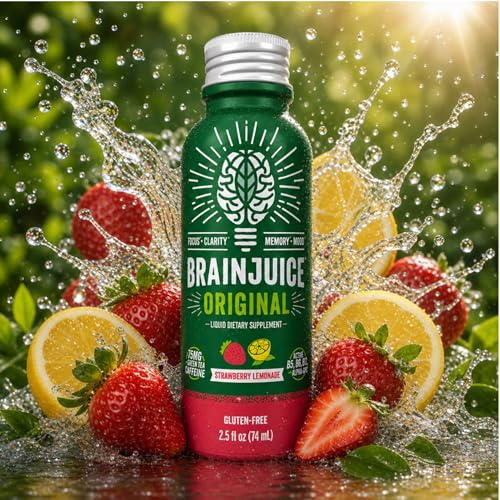 Strawberry Lemonade Nootropic Supplement Shot (30 Fl Oz)