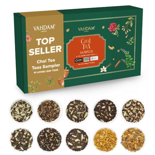 Assorted Loose Leaf Chai Tea Sampler (3.5 Ounce)