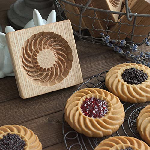Wooden Cookie Biscuit Mold