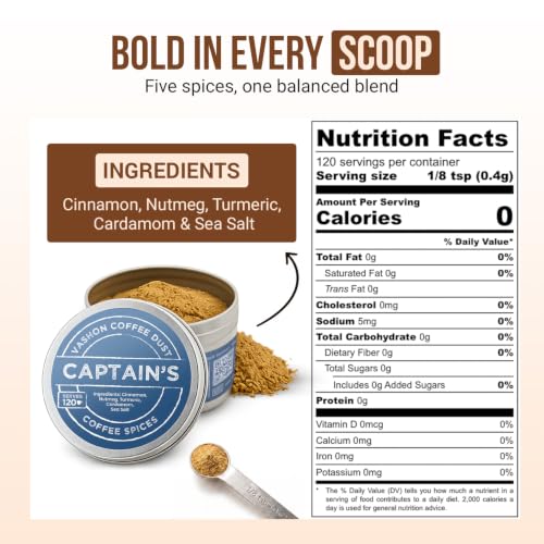 Coffee Dust Captain's Flavoring Powder (2 Ounce)