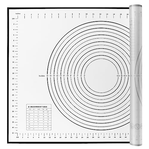 silicone pastry non stick baking mat with measurement fondant mat with three sizes for silicone baking mat