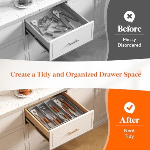 Utensil Organizer for Kitchen Drawer