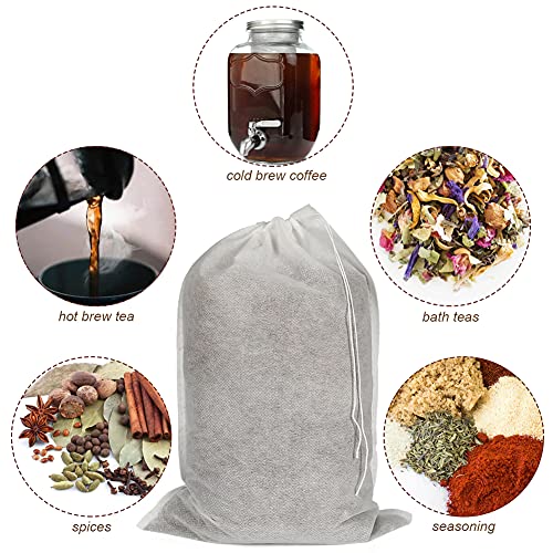 50pcs Disposable Cold Brew Bags 8x12 in for Home Coffee Brewing (50 Count)