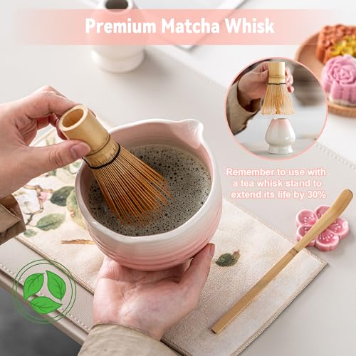 Matcha Whisk Set Ceramic Matcha Set Includes Bowl