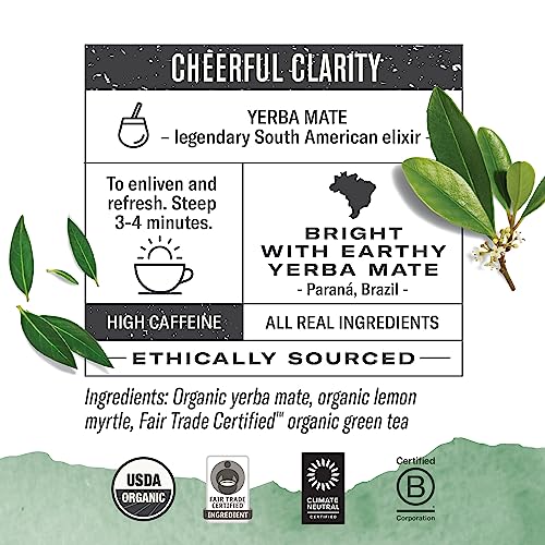 Organic Maté Lemon Tea (18 Count)