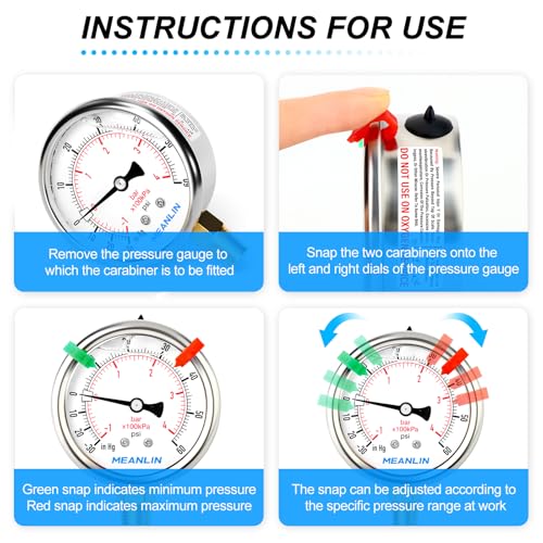 30inHG~60Psi Vacuum Pressure Gauge 1