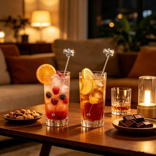 6 Pcs 7.5'' Metal Stir Sticks