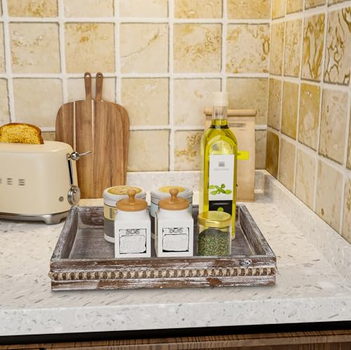 Square Wood Serving Tray