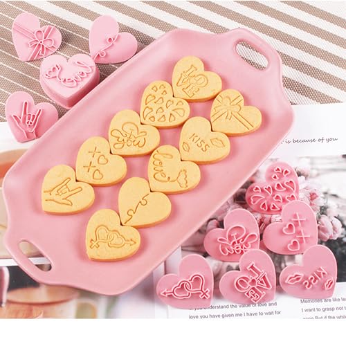 10 Pcs Heart Cookie Cutter Set (10 Count)