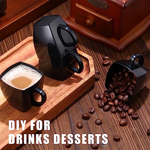 50 Pcs Mini Disposable Tea Cups with Handle (50 Count)