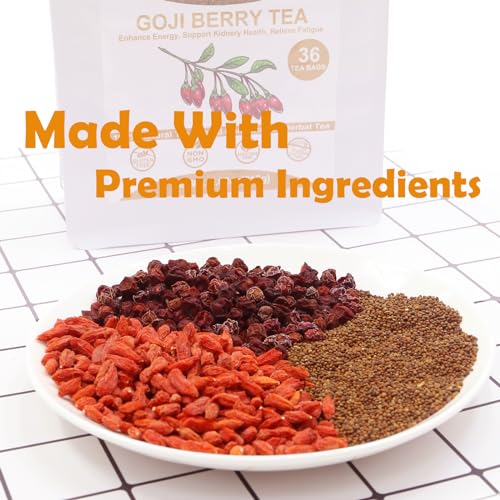Five Flavors Goji Berry Tea Bags (36 Count)