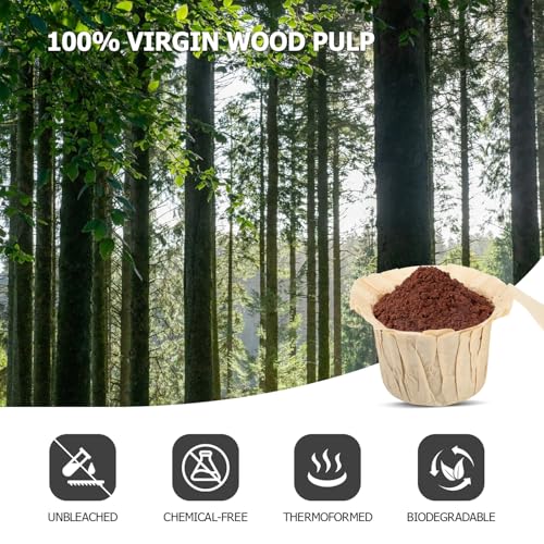 200 Disposable K Cup Paper Filters for Keurig 1.0&2.0 (200 Count)