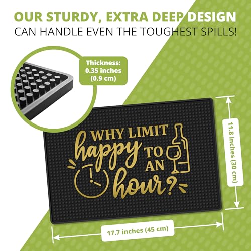 Why Limit Happy Hour Bar Mat