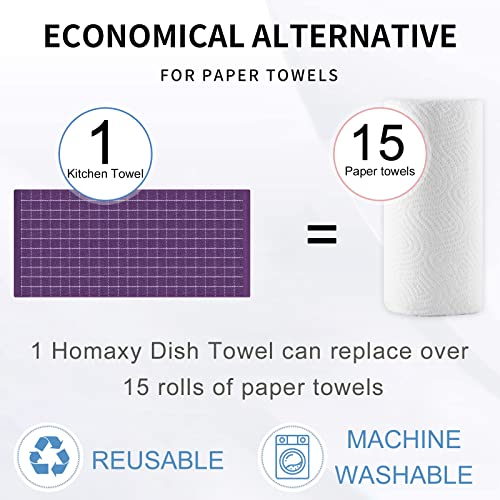100% Cotton Terry Kitchen Towels (4 Count)