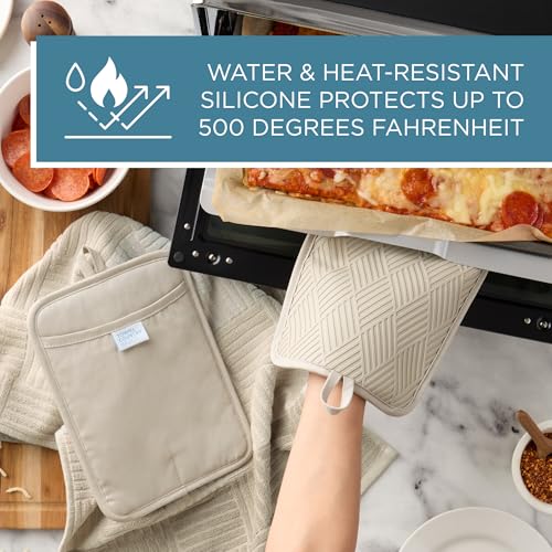 Basketweave Soft Silicone Pot Holder 2 (2 Count)