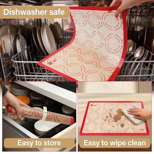 2 Pack Silicone Baking Mats