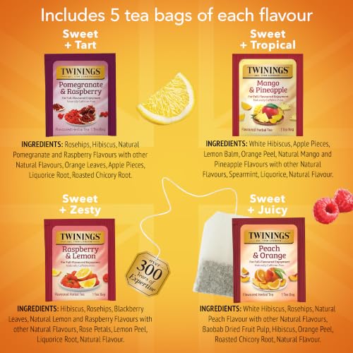 Sweet Escape Fruity Herbal Tea Variety (120 Count)