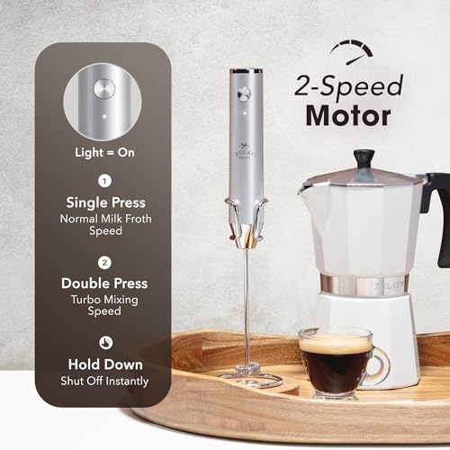 Rechargeable Milk Frother Handheld